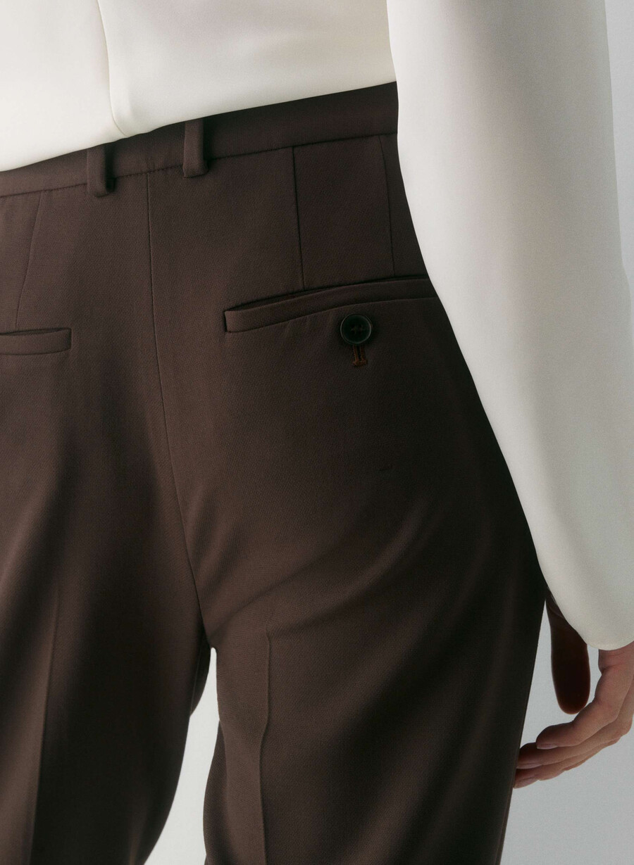 coupe pant - ressential rich mocha brown