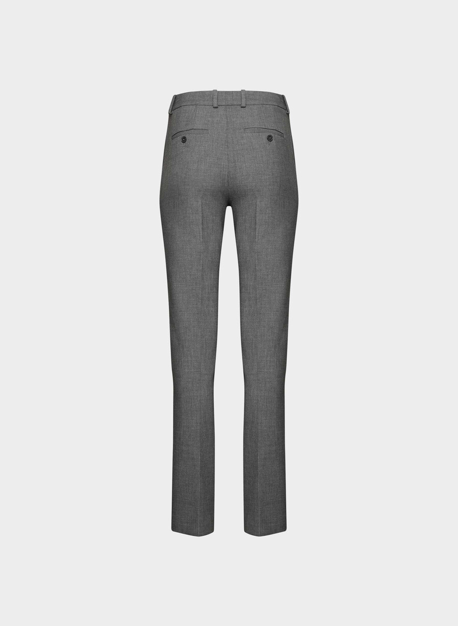 pantaloni coupe - ressential heather charcoal