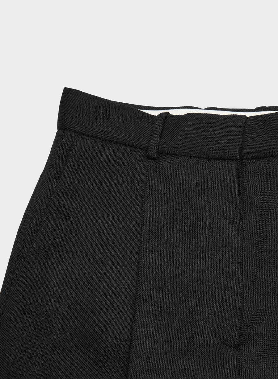 pantaloni in lana tonica burlwood brown