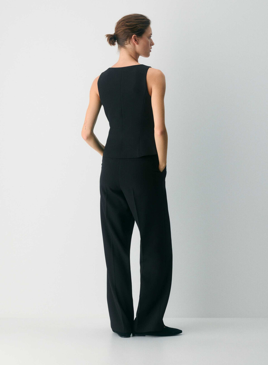 belasco vest - ressential black