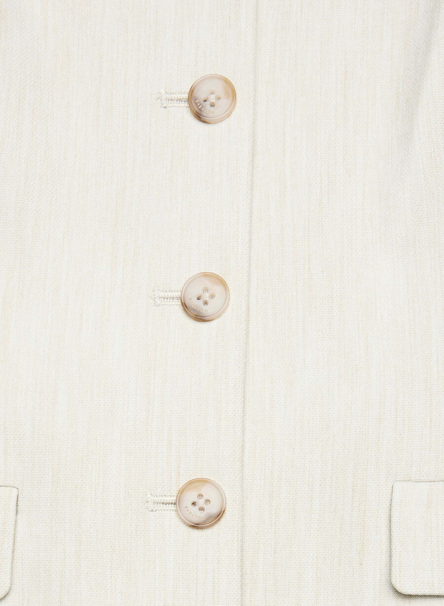 belasco vest - ressential heather matte pearl