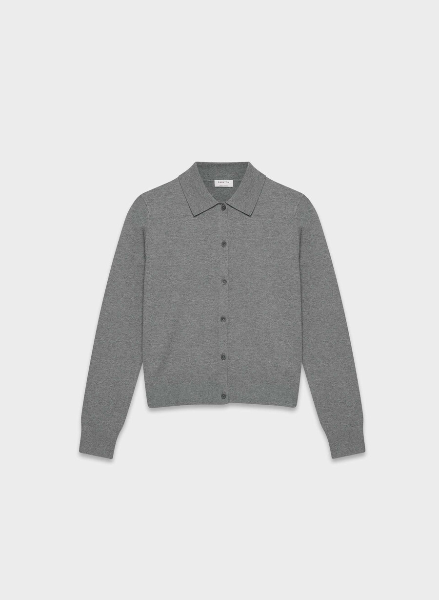 cardigan hughes heather grigio scuro