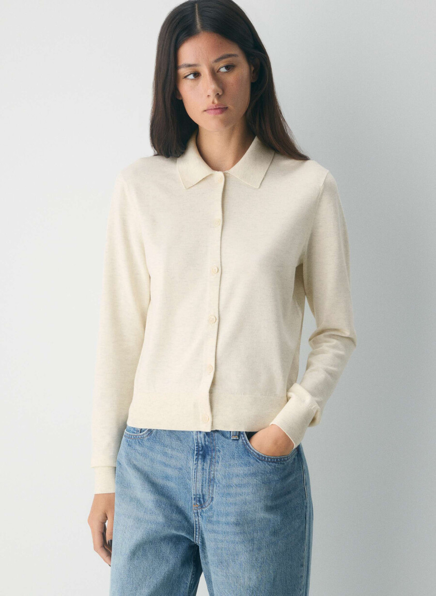 cardigan hughes heather grigio scuro