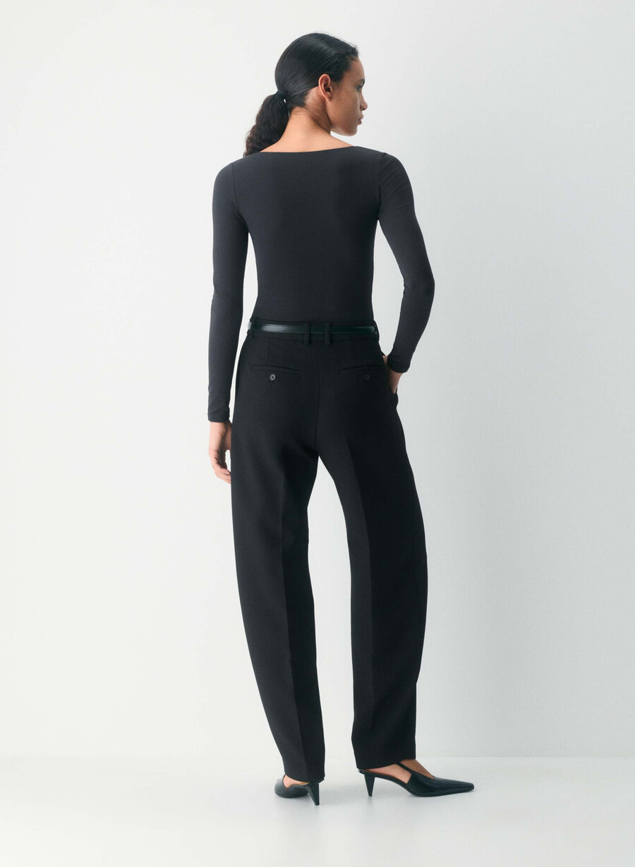 maglia a maniche lunghe original contour cherish nera