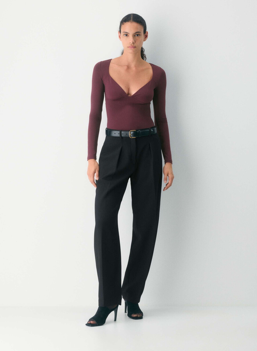 maglia a maniche lunghe contour cherish originale cardamon