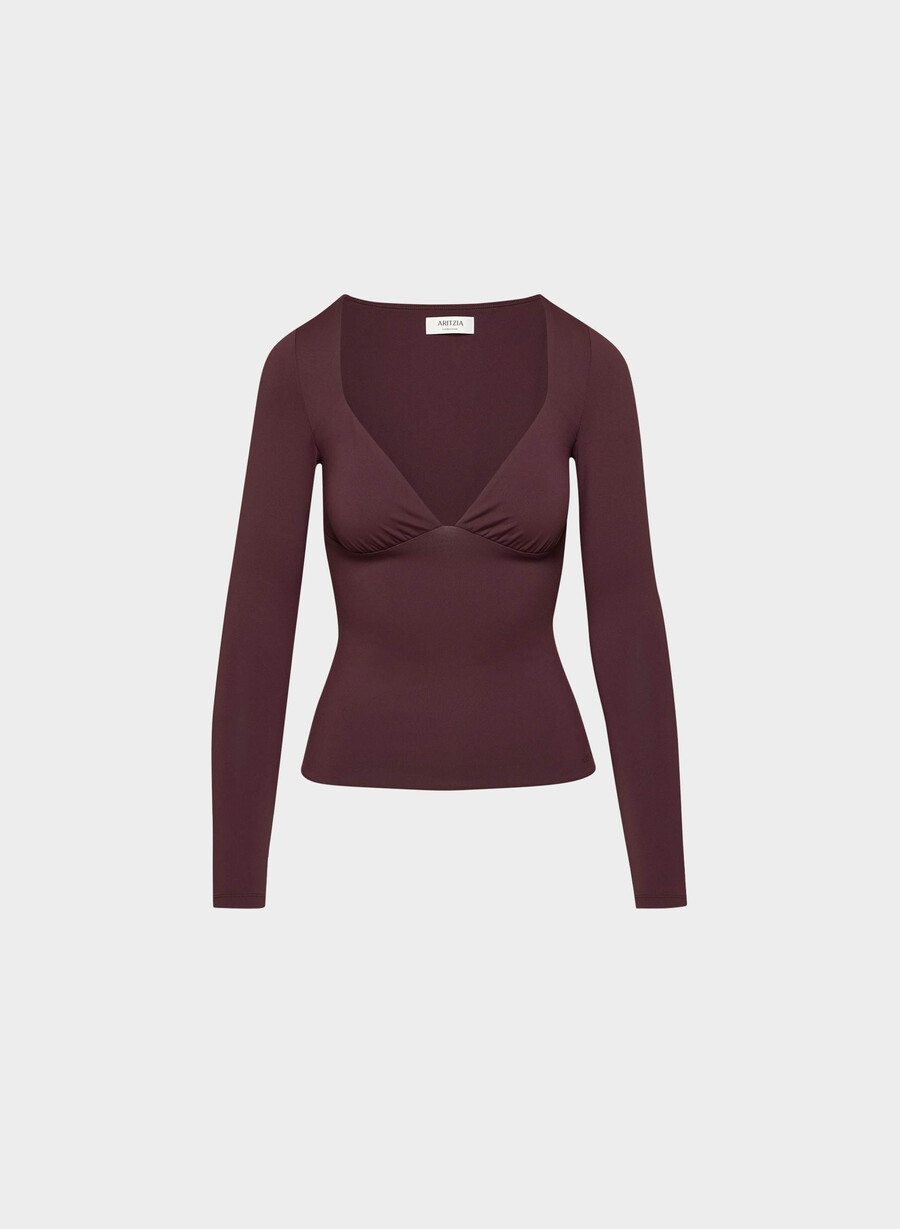 maglia a maniche lunghe contour cherish originale cardamon