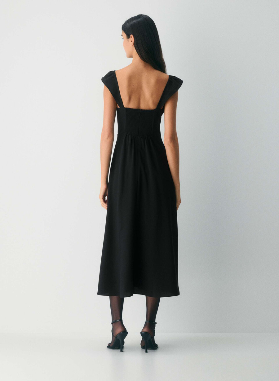retwill voyage dress marrone polvere cacao