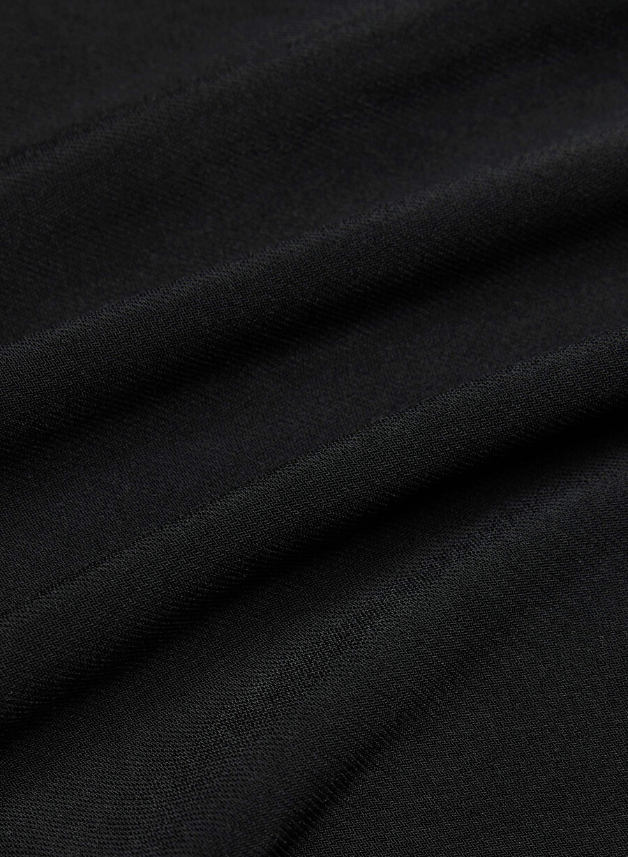 pantaloni lineari - smooth matter nero