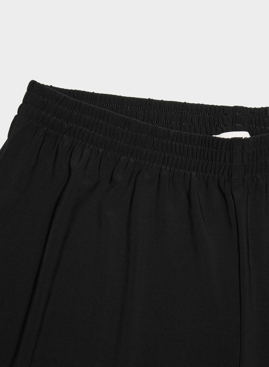 pantaloni lineari - smooth matter marrone mocha ricco