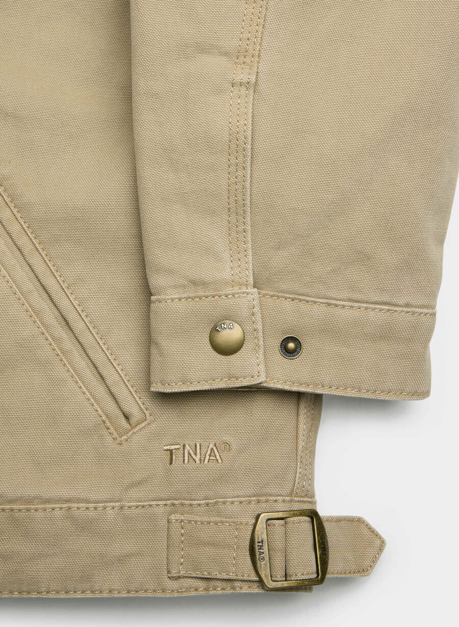 giacca da lavoro barkley vintage tan khaki