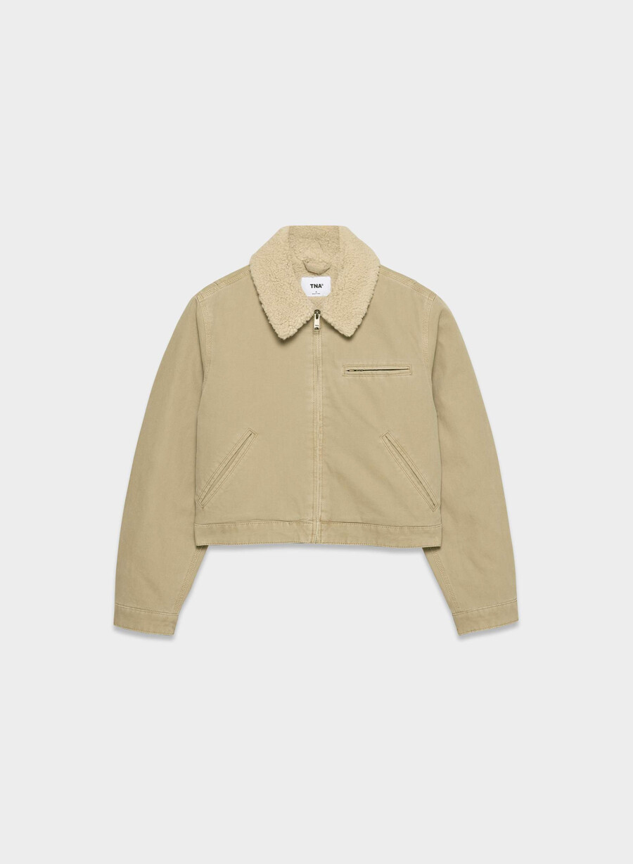 giacca da lavoro barkley vintage tan khaki