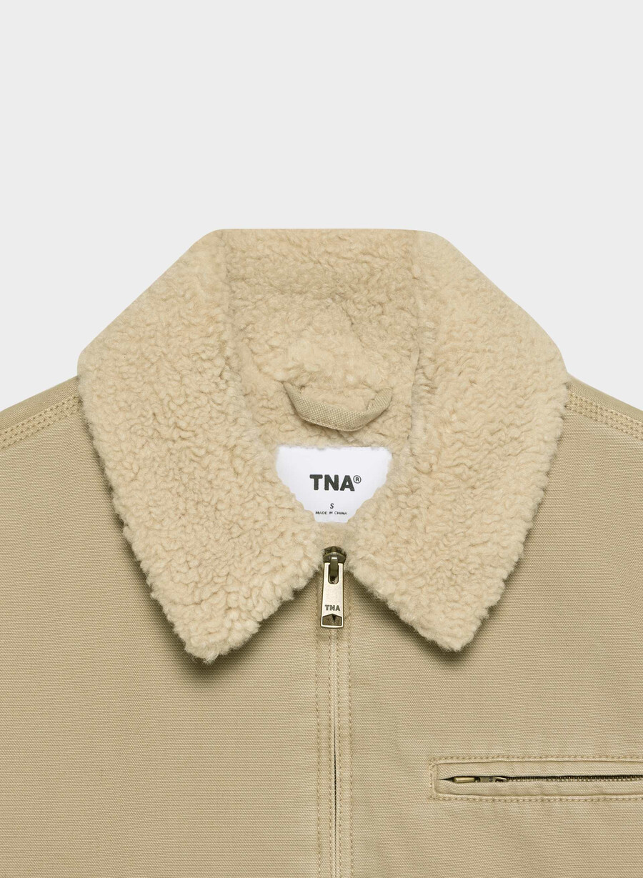 giacca da lavoro barkley vintage tan khaki