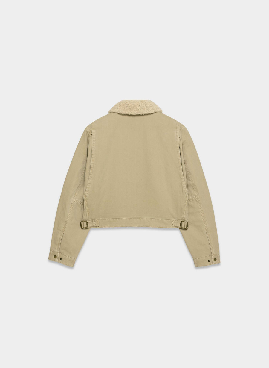 giacca da lavoro barkley vintage tan khaki