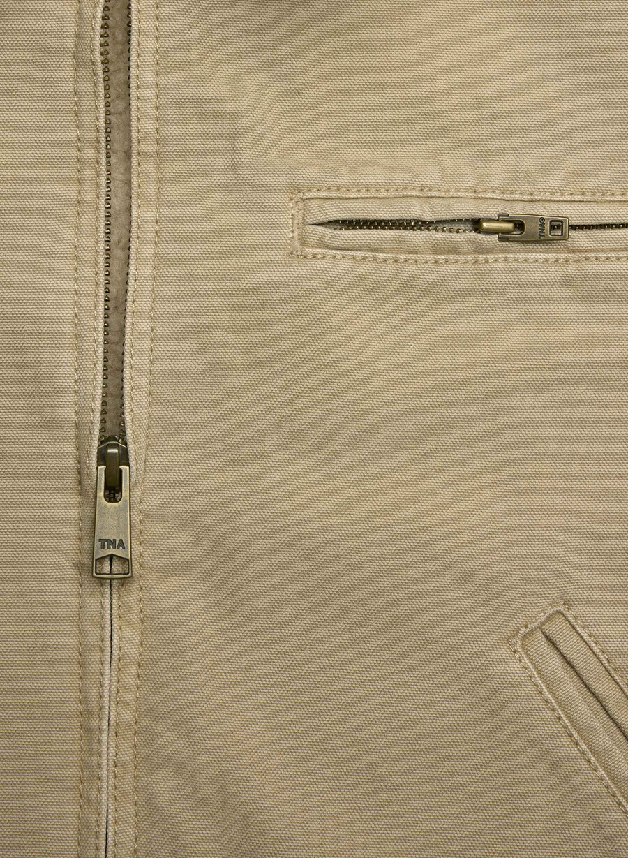 giacca da lavoro barkley vintage tan khaki