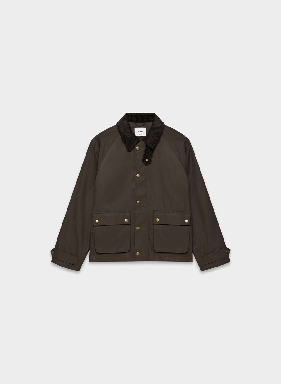 giacca cerata decibel marrone bruciato