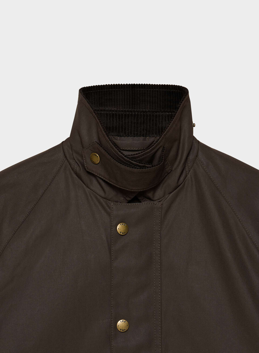 giacca cerata decibel marrone bruciato