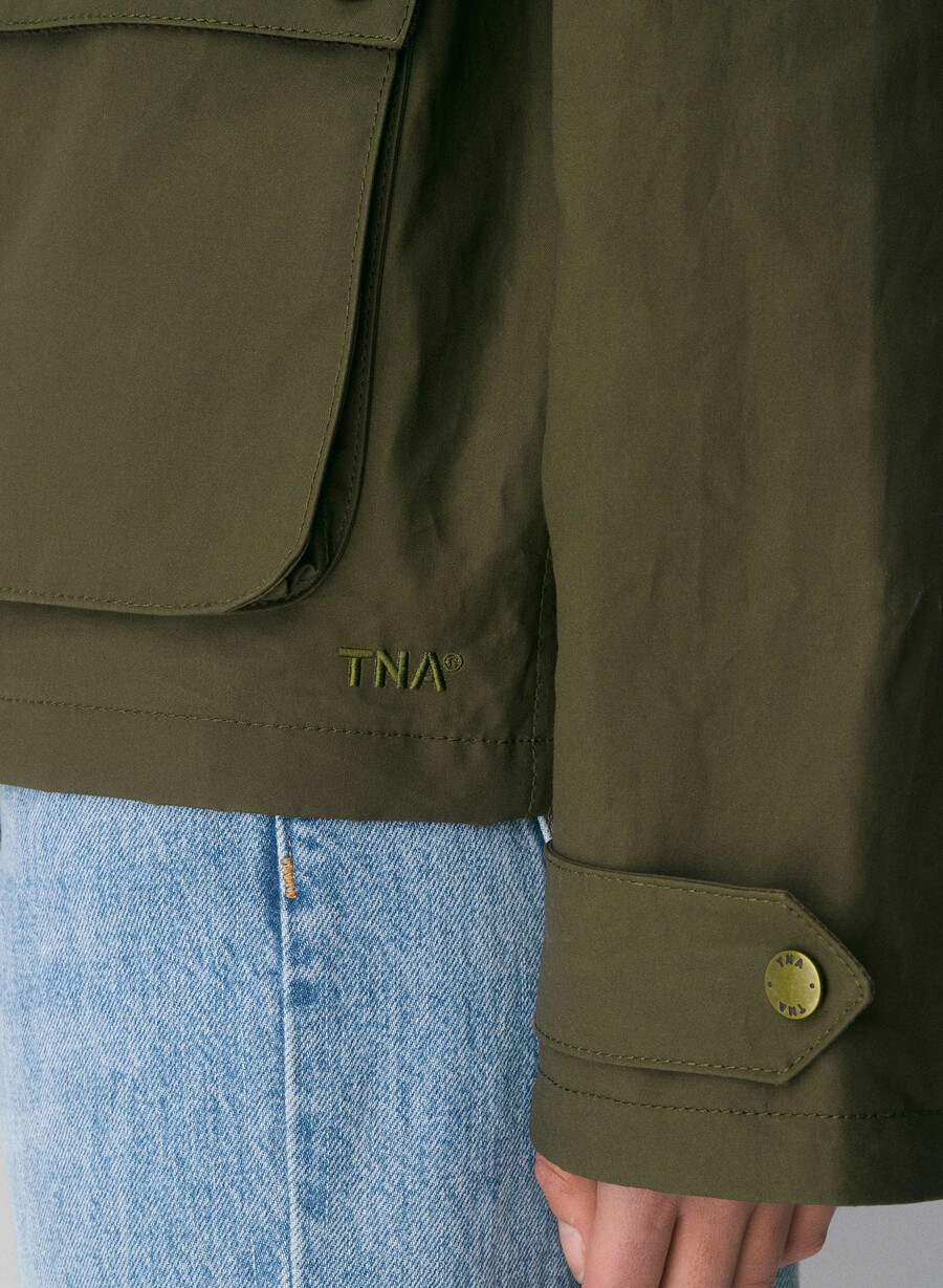 giacca cerata decibel caper green
