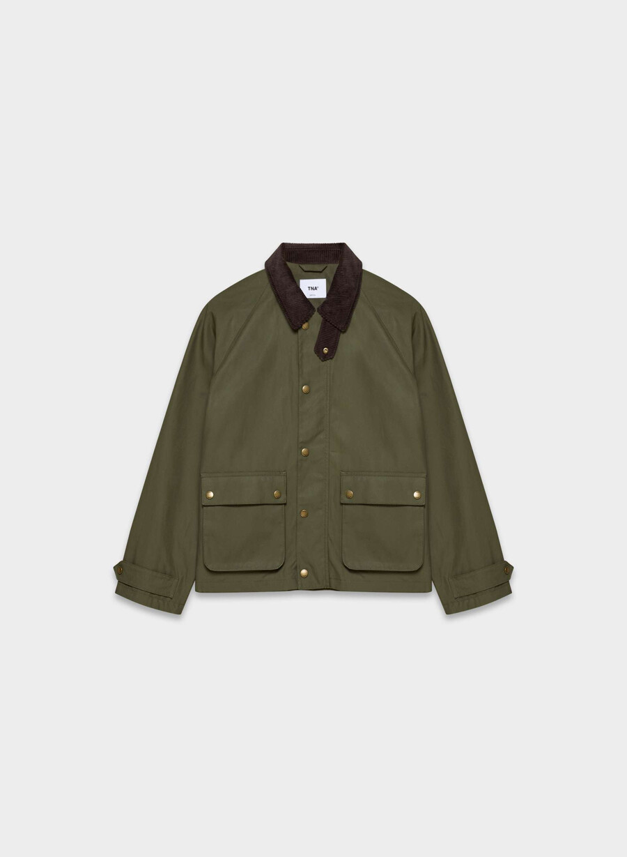 giacca cerata decibel caper green