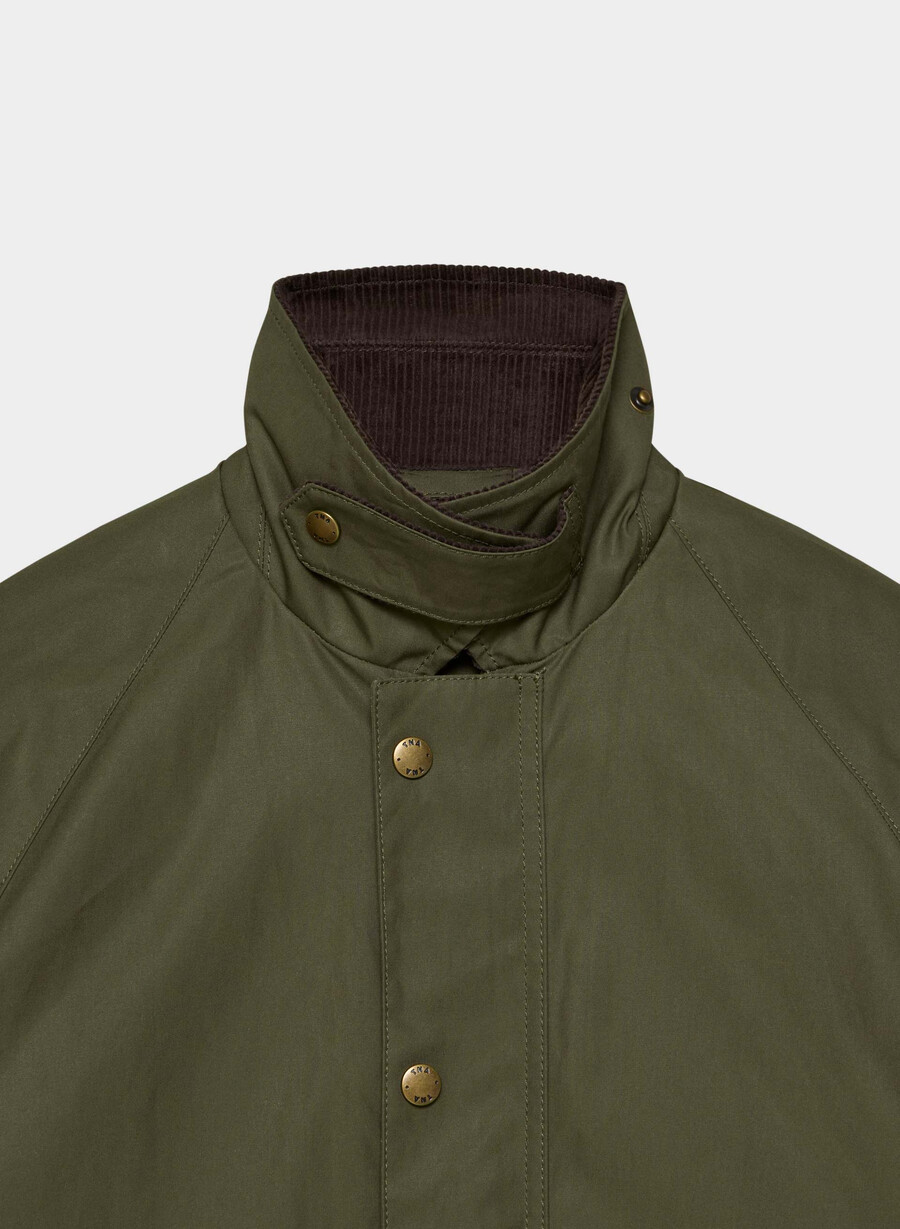giacca cerata decibel caper green