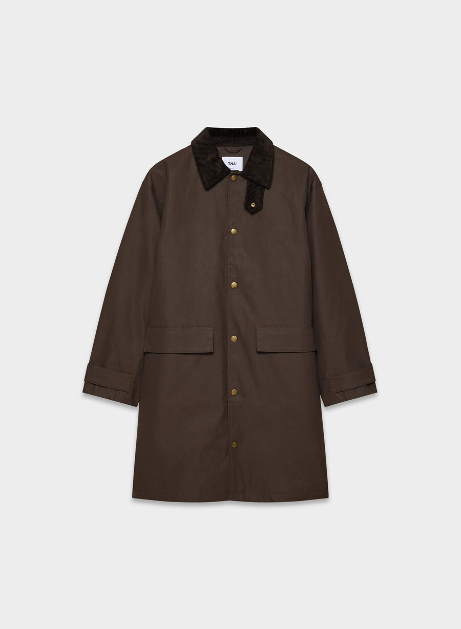 trench cerato soundwave marrone bruciato