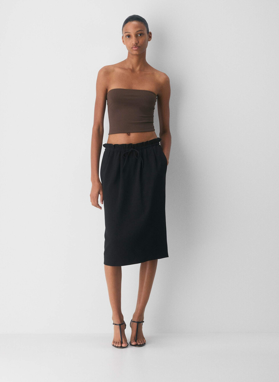 top a tubo originale contour appeal in vita marrone mocha intenso