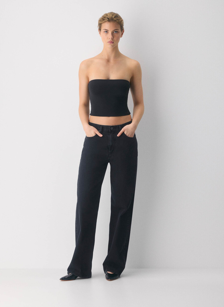 top a tubo con cintura original contour appeal blauer
