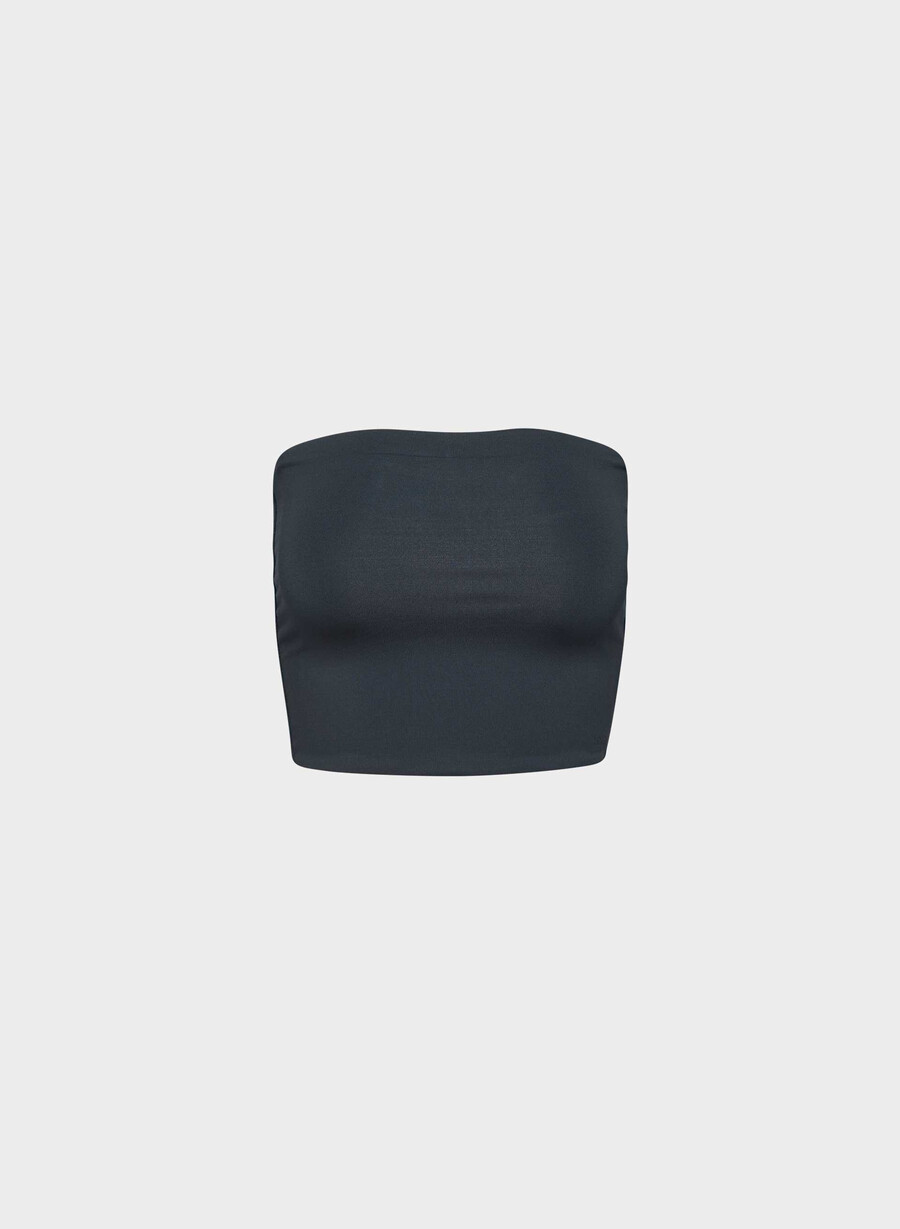 top a tubo con cintura original contour appeal dark navy