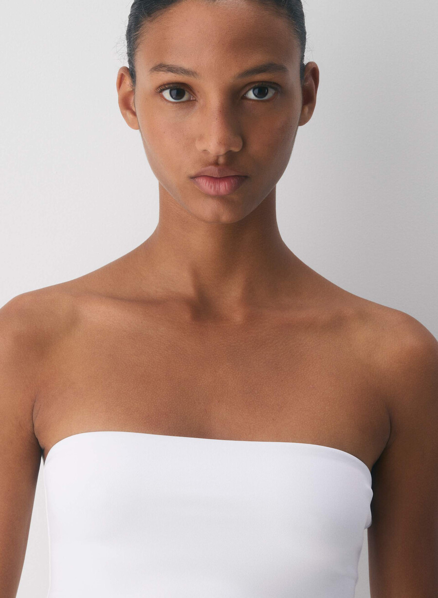 top a tubo original contour appeal bianco lucido