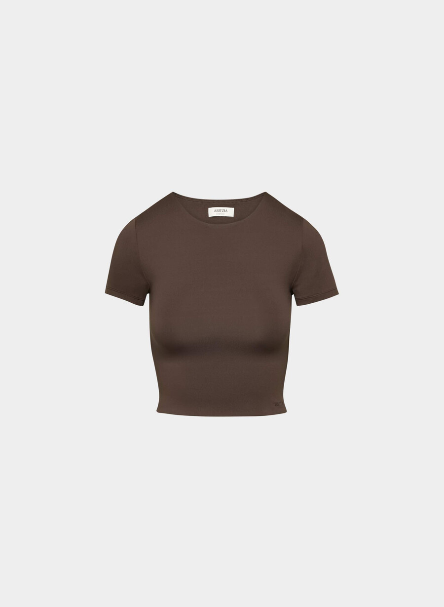 maglietta originale contour marvel crew waist rich mocha brown