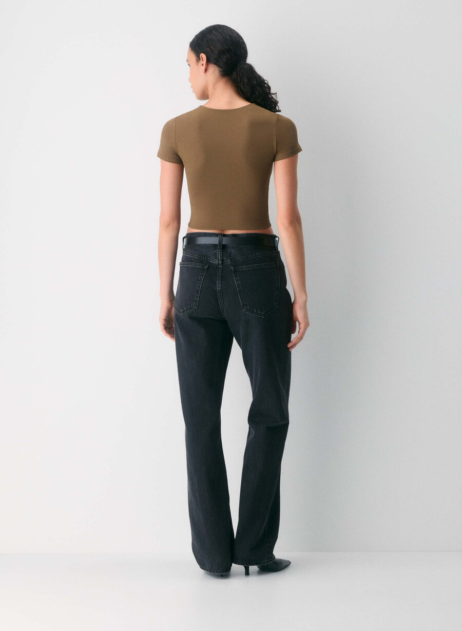 maglietta originale contour marvel crew waist dark navy