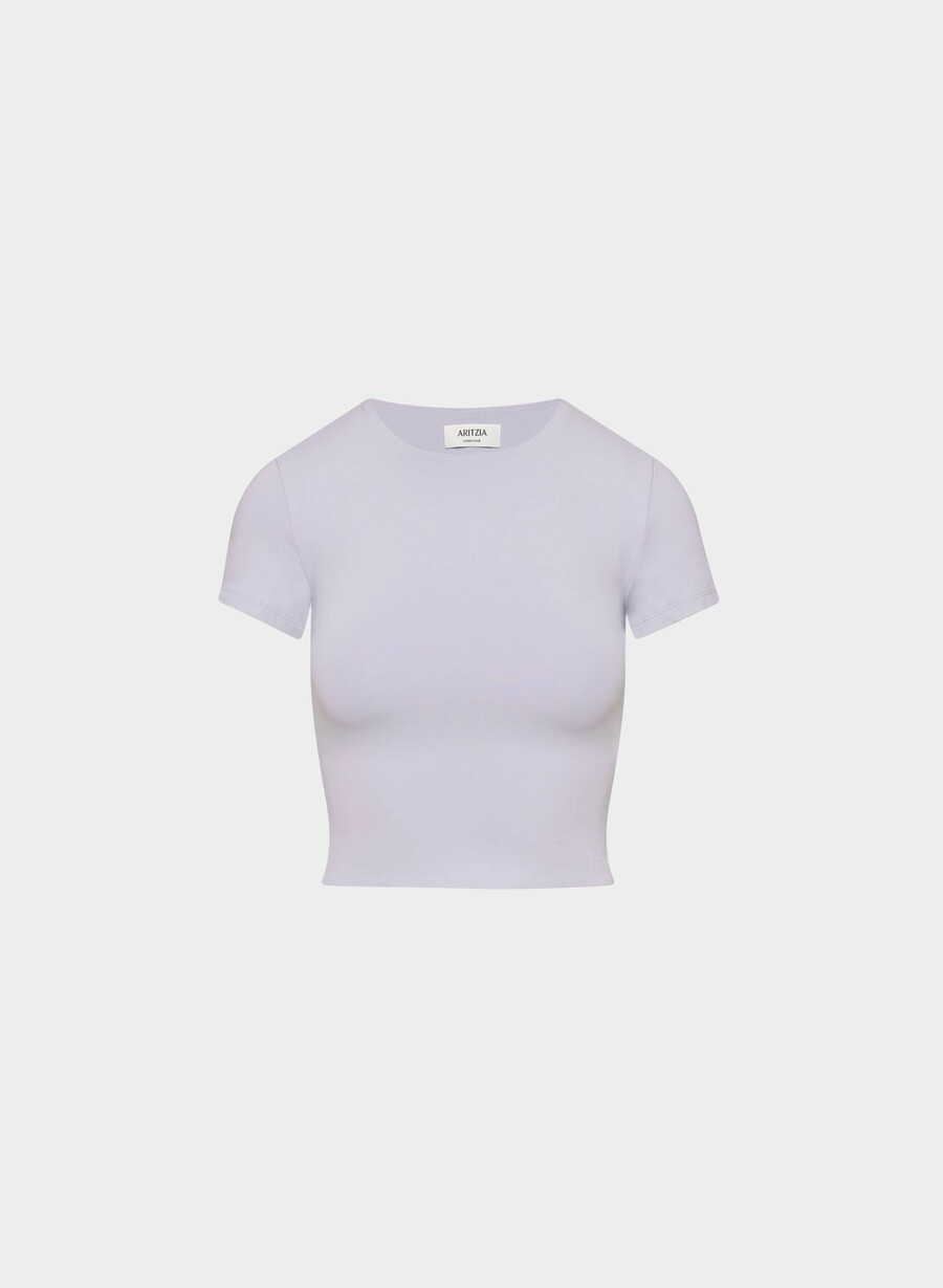 maglietta originale contour marvel crew waist lilla fiore di campo