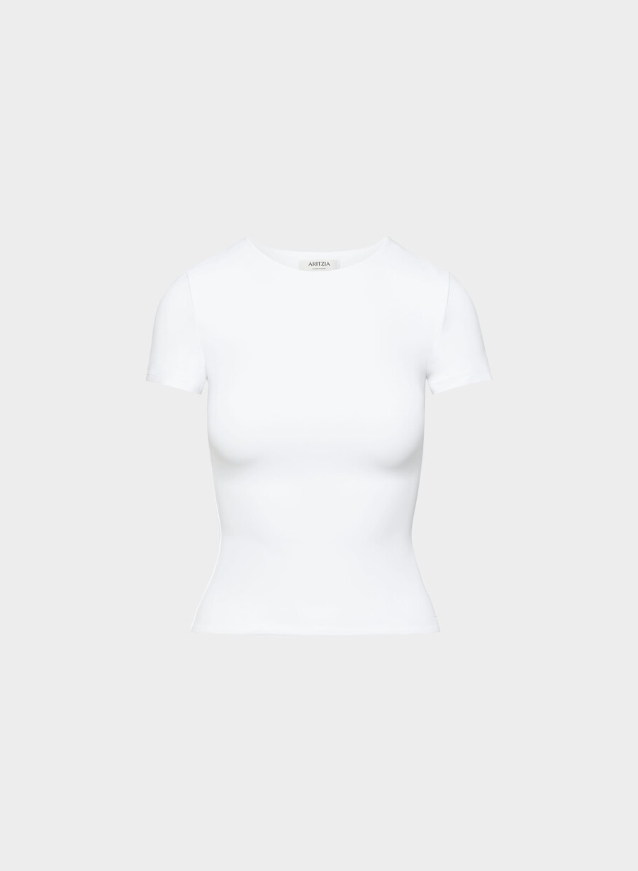 maglietta originale contour marvel crew bianco brillante