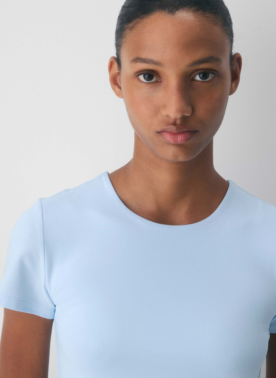 maglietta originale contour marvel crew villa blue