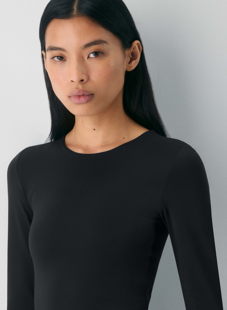 maglia a maniche lunghe original contour splendid crew nera