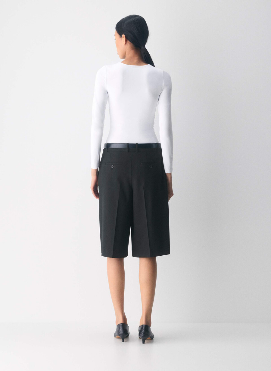 maglia a maniche lunghe original contour splendid crew bianco brillante