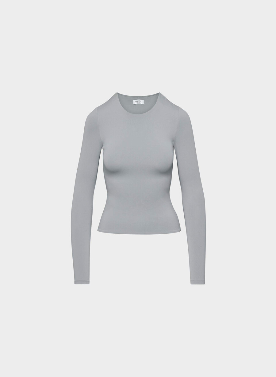 maglia a maniche lunghe original contour splendid crew riverstone grey