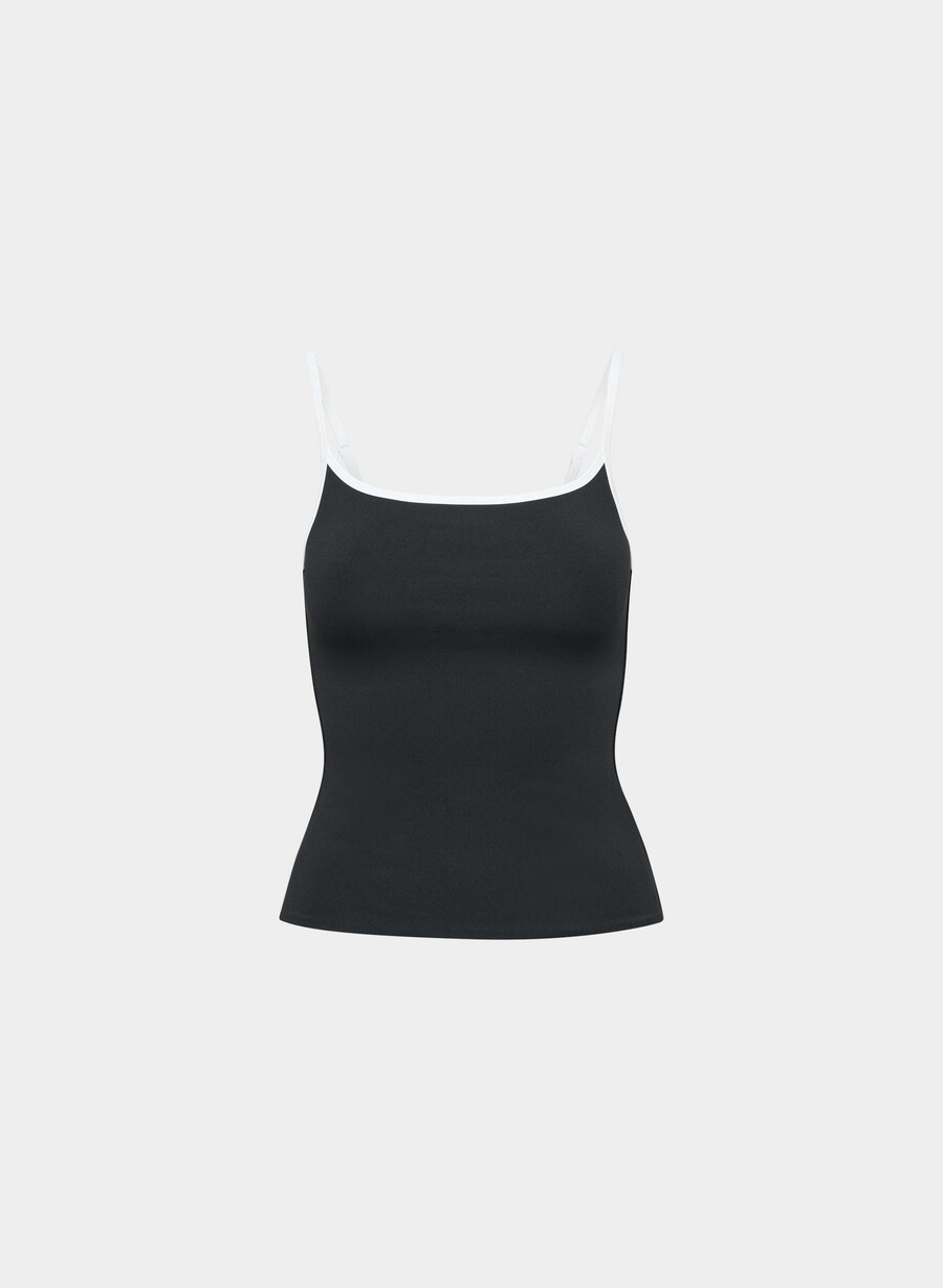 canotta original contour swoop cami nerobianco
