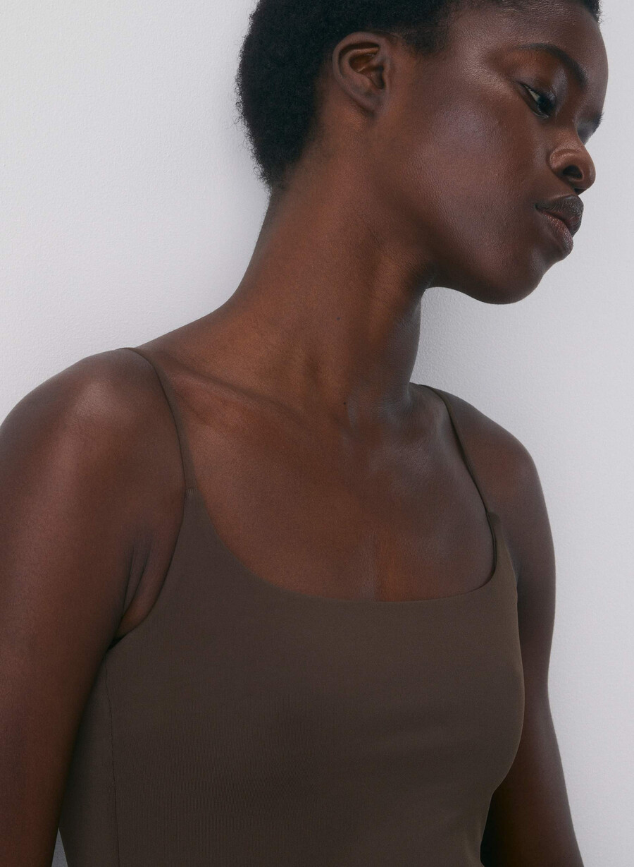 canotta original contour presence cami rich mocha brown