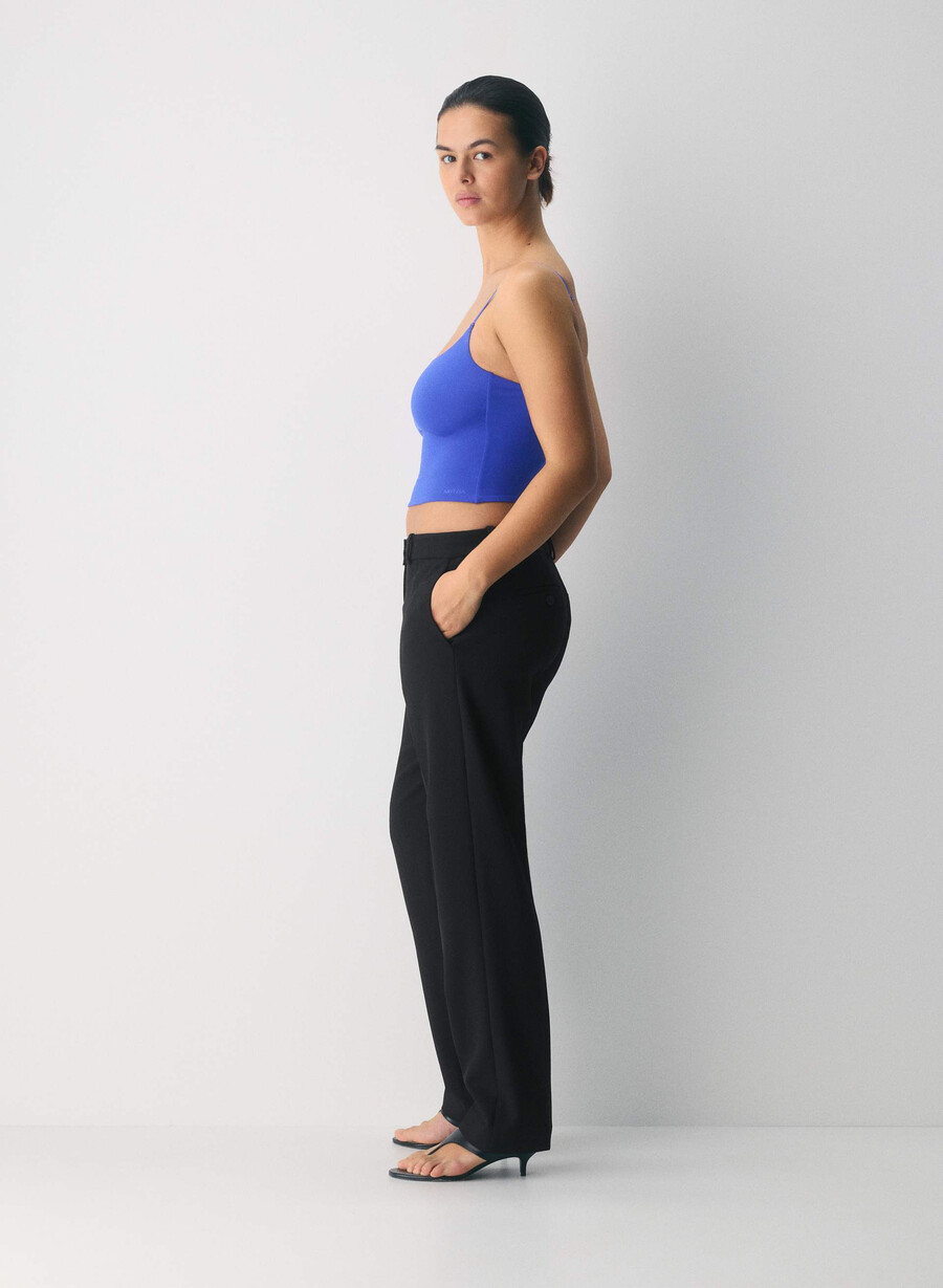 canotta con spalline sottili original contour presence waist blau