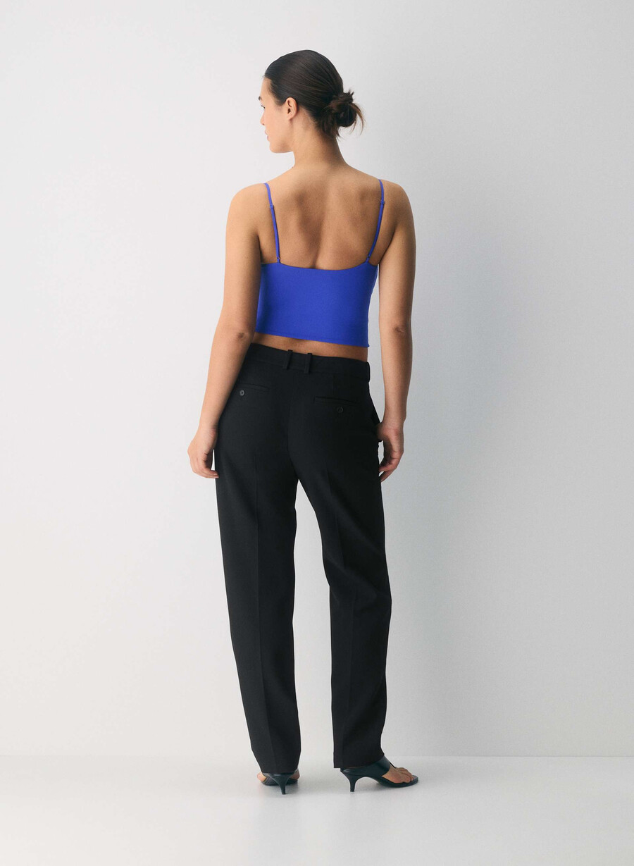 canotta con spalline sottili original contour presence waist blau