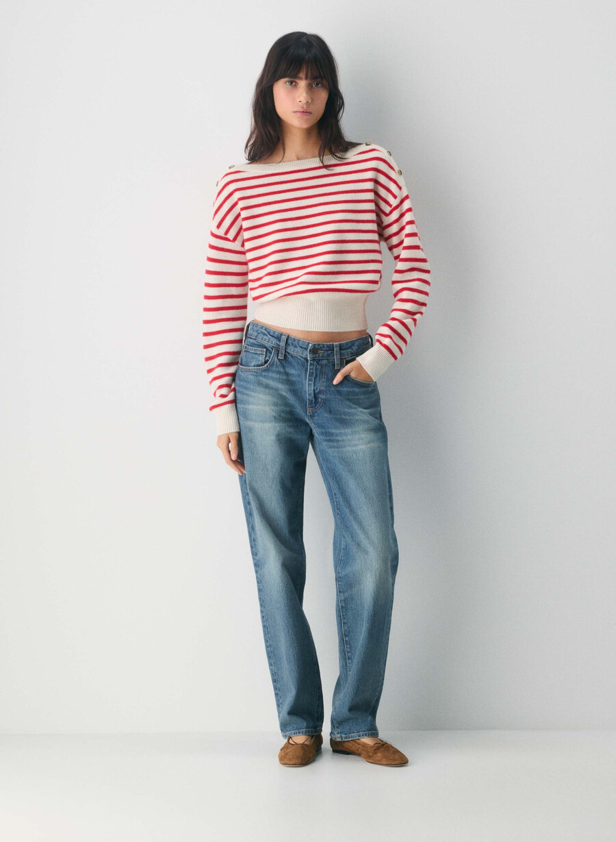 maglione in lana e cashmere gable h lt otml flashing