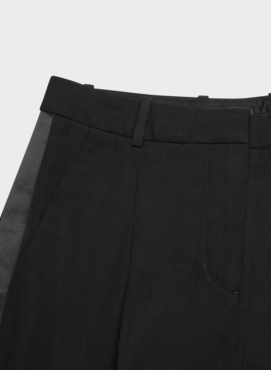 pantaloni in lana astaire neri