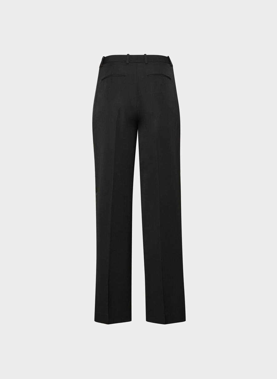 pantaloni in lana astaire neri