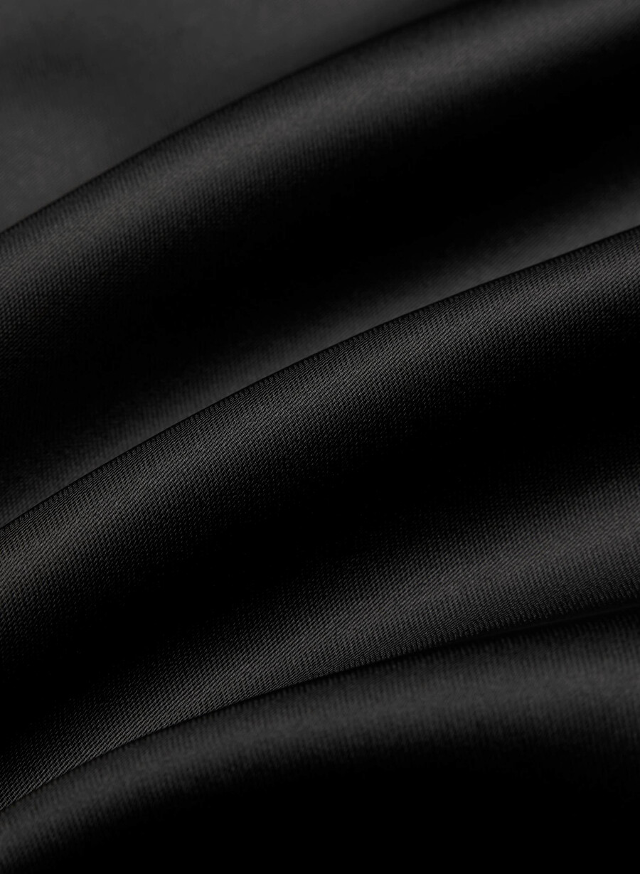 abito in raso fling nero
