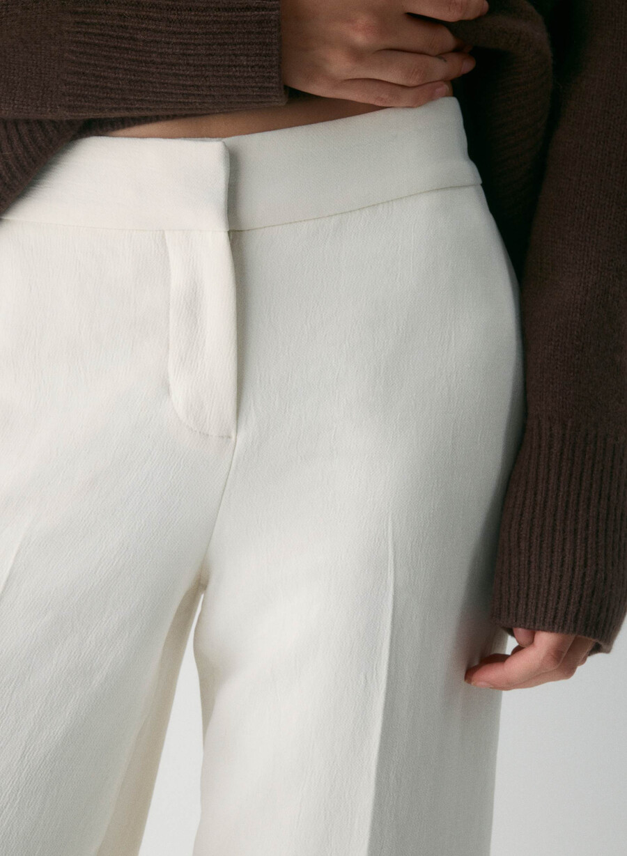 the limitless pant lo-rise - crepette light birch