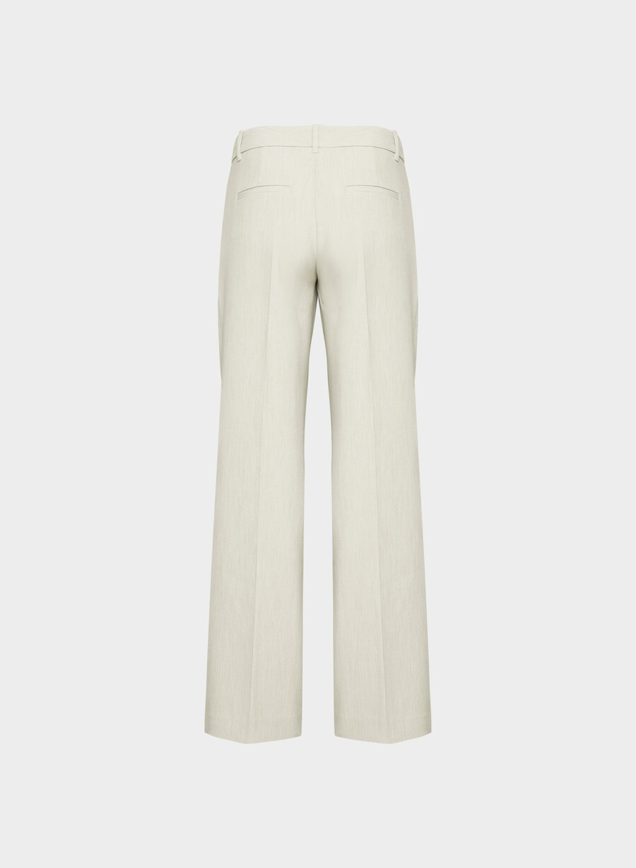 the effortless pant lo-rise - ressential heather matte pearl