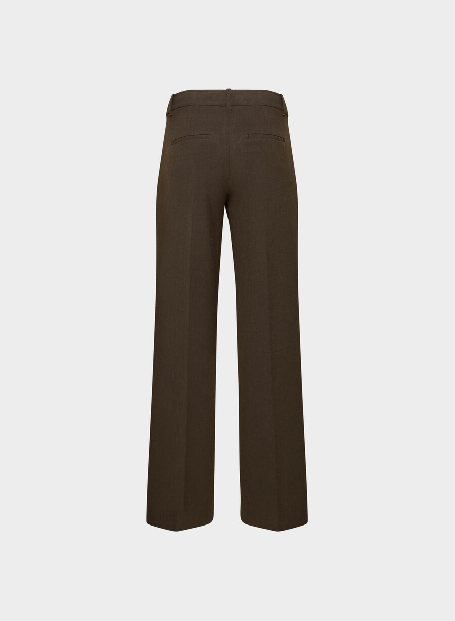 the effortless pant lo-rise - ressential heather rich cocoa
