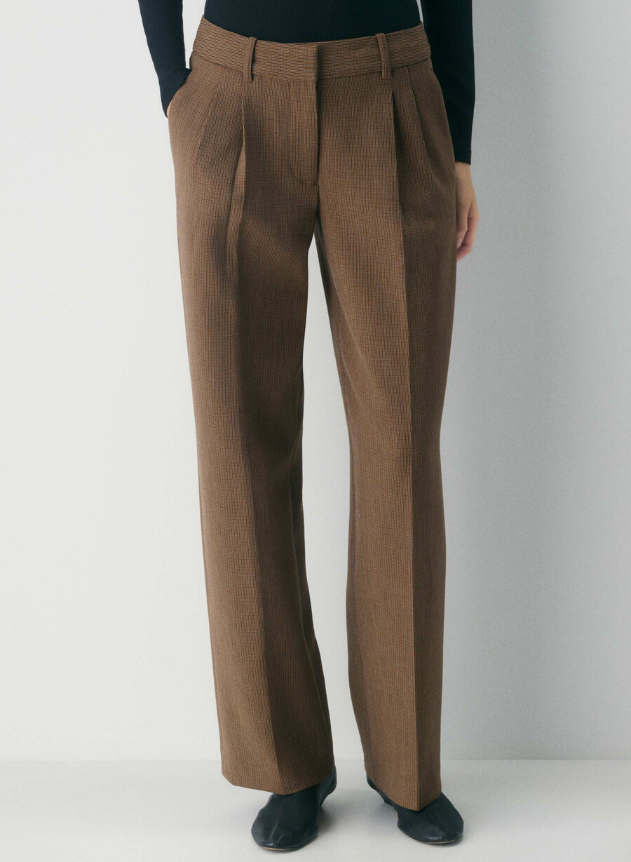 the effortless pant lo-rise - ressential heather rich cocoa