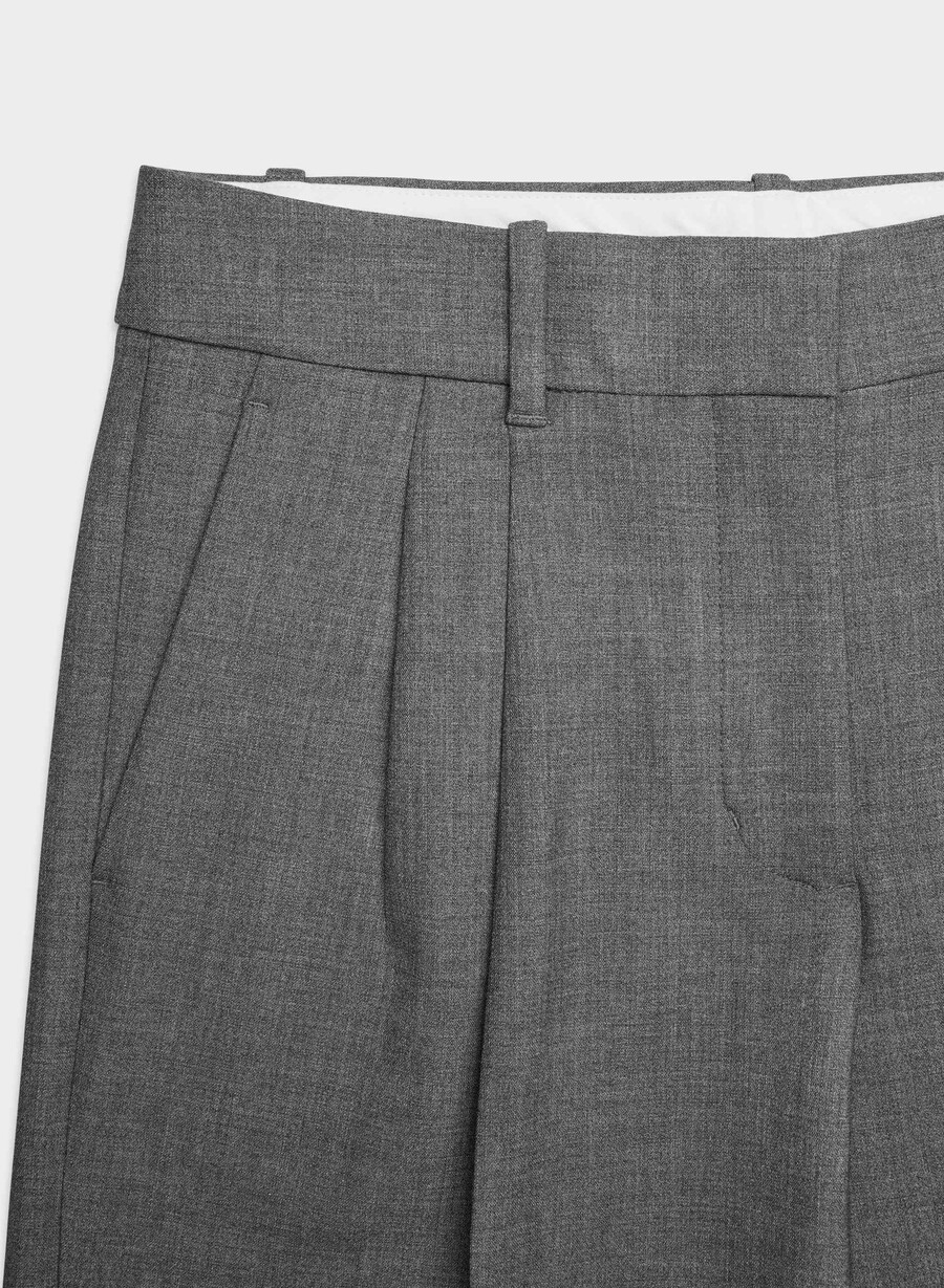 the effortless pant lo-rise - ressential heather charcoal