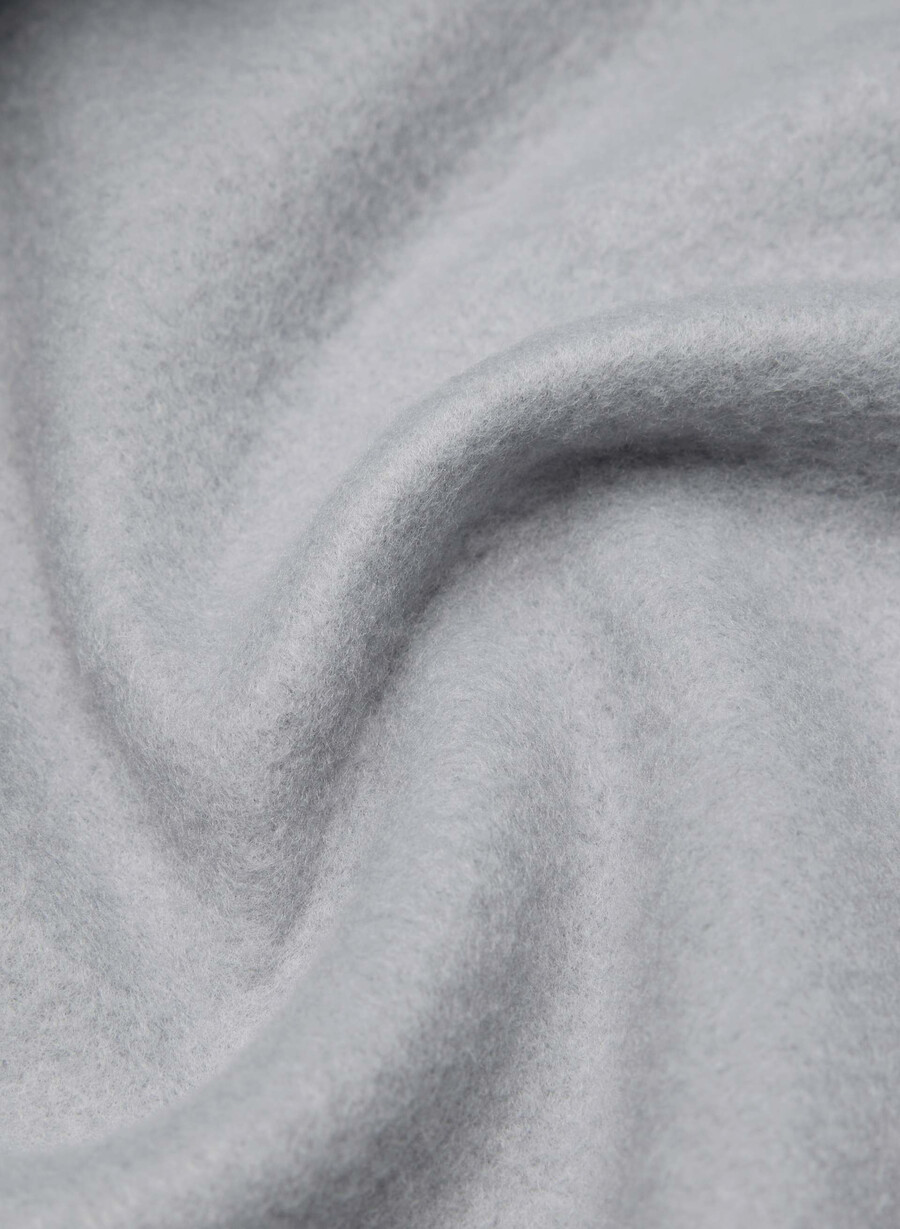 felpa con cappuccio e zip perfect crop cozy sweatfleece chocolate mousse